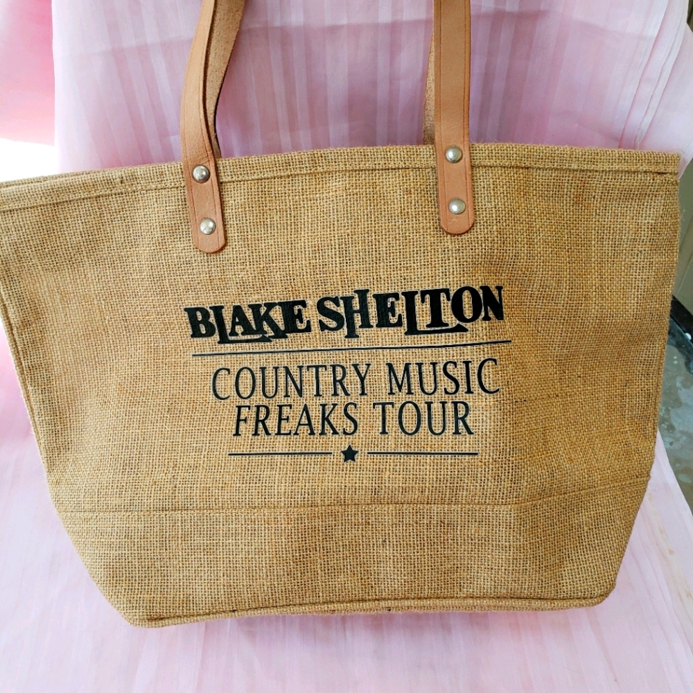 Burlap tote